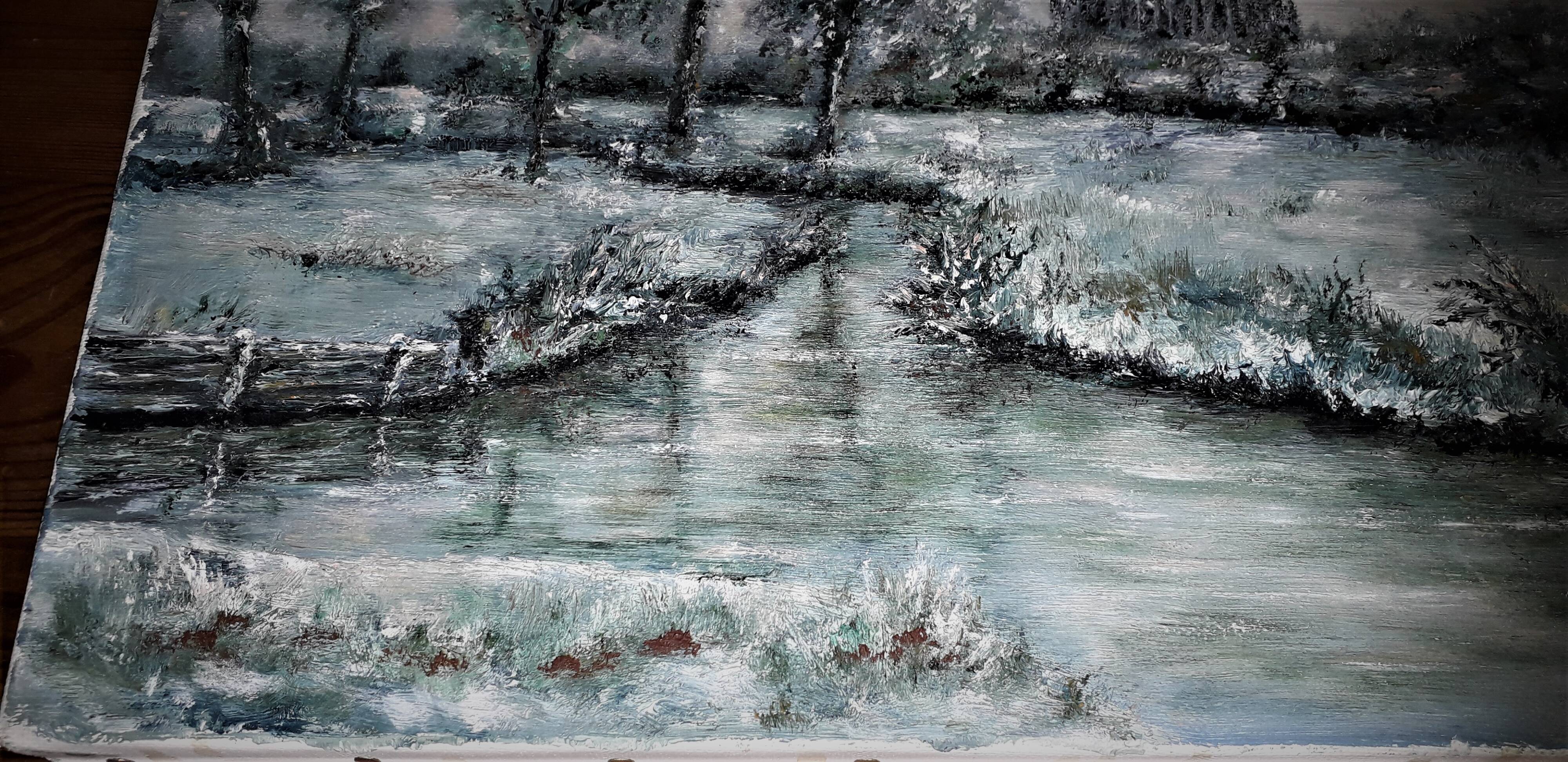 Beautiful oil painting on canvas 41 x 33 cm