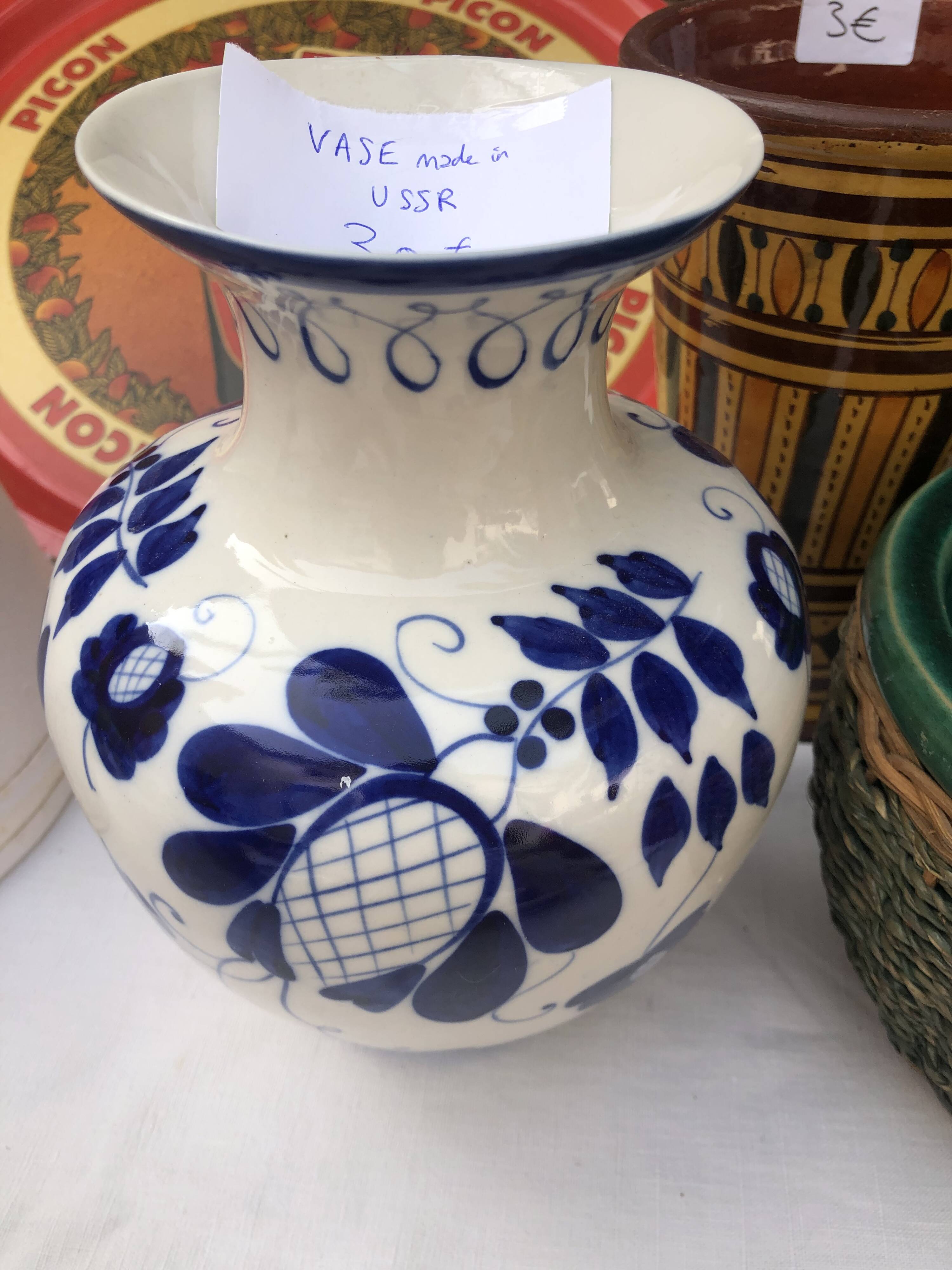 Old Soviet vase made in USSR (URSS)