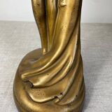 Lampe à poser femme drapée 1980