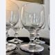 Large crystal beer or dessert glasses, 2 heights