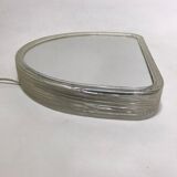 Pair of illuminated wall mirrors, 60s/70s