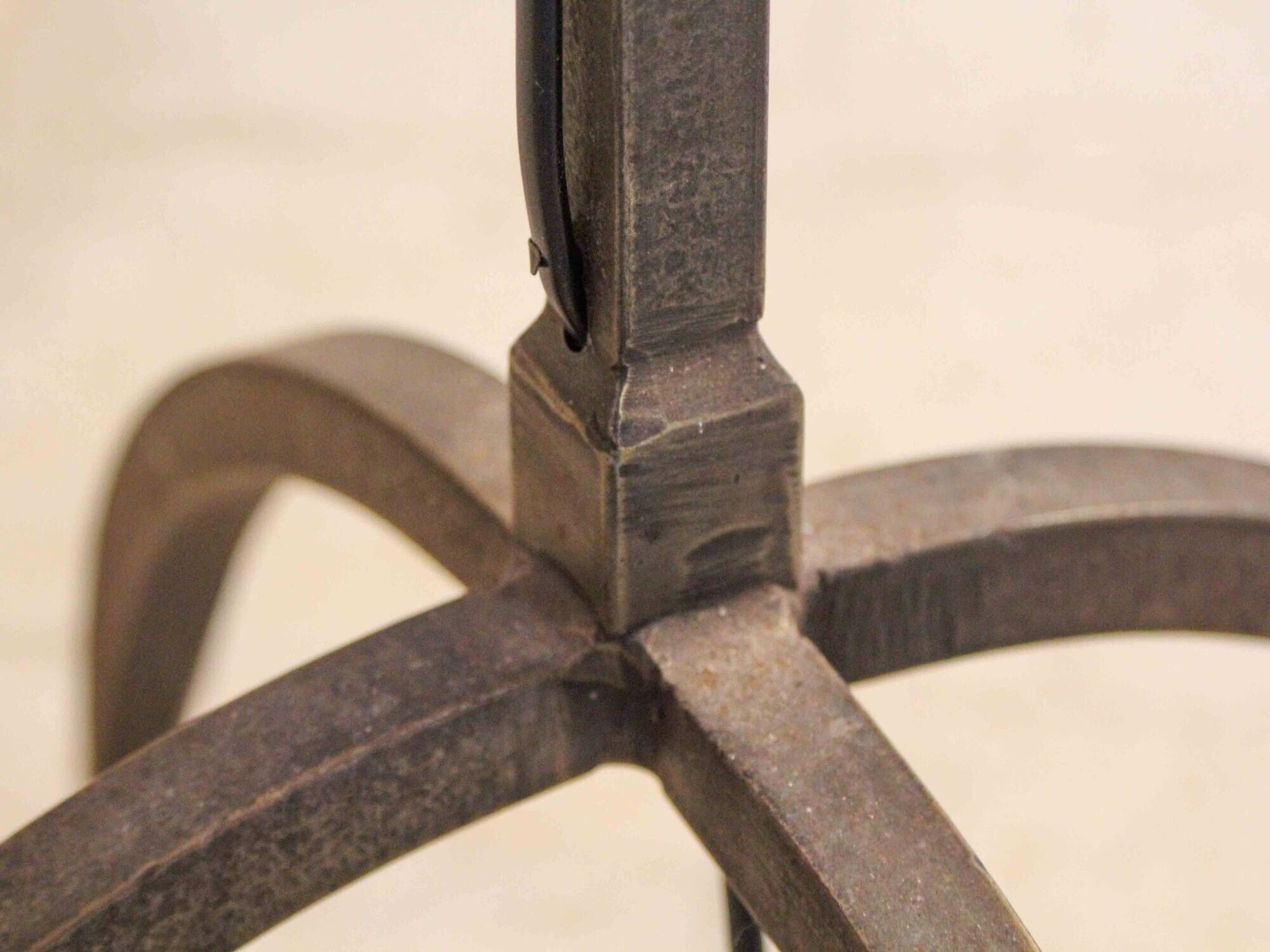 Wrought iron floor lamp