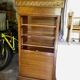 Meuble à rideau classeur meuble bureau ancien acajou et bronze doré