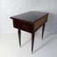 table de nuit chevet en bois laqué et laiton