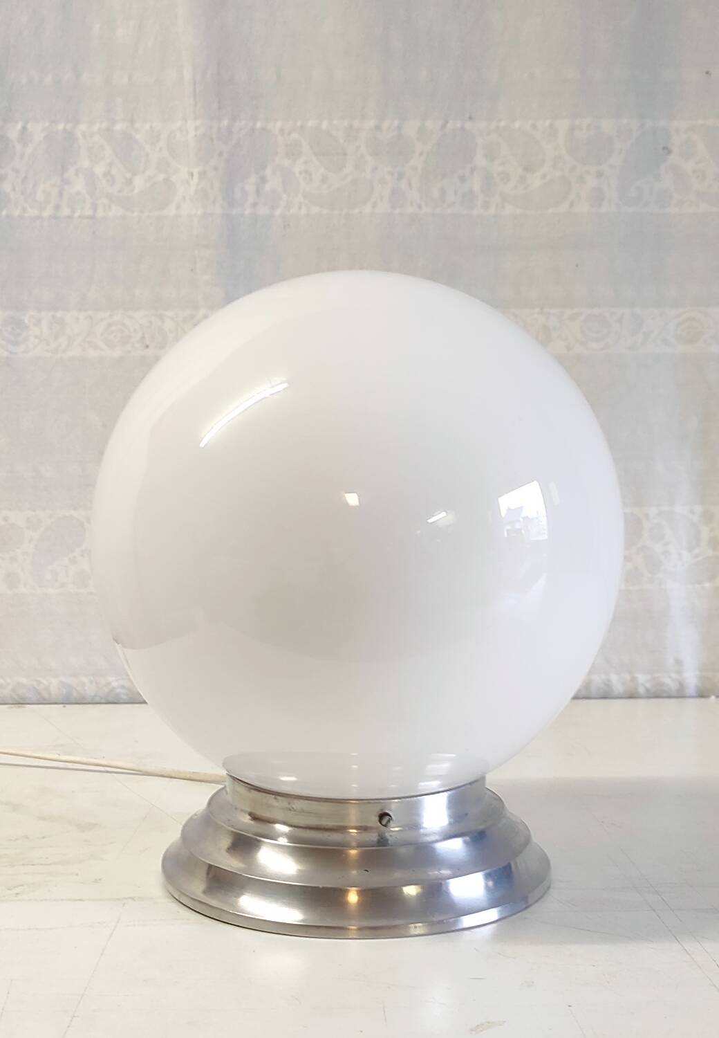 Bauhaus globe opaline ceiling light - early 20th century