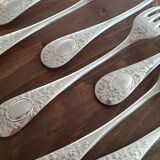 8 Ercuis goldsmith forks