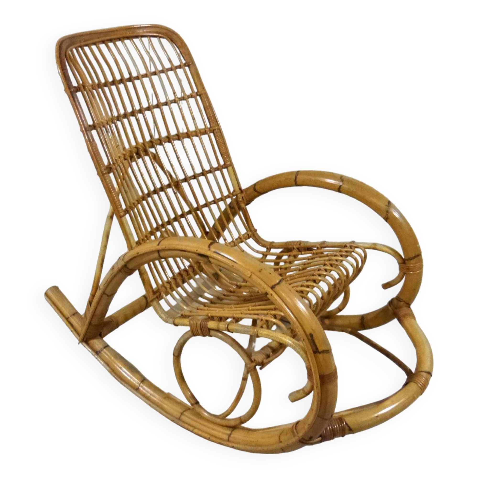 Rattan rocking chair 1960’s
