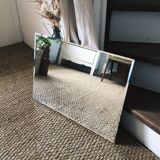 Rectangular bevelled mirror 60x42cm