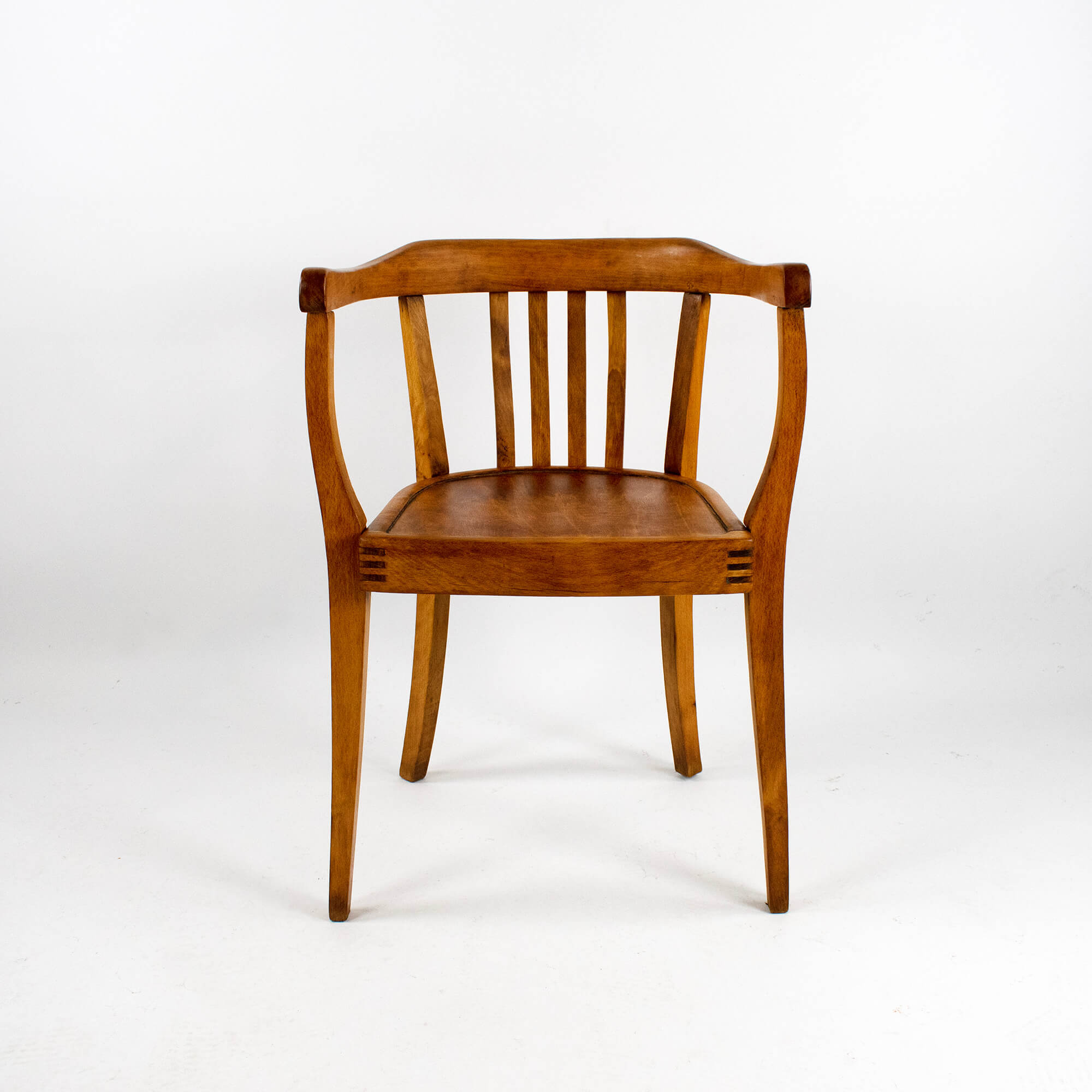 1940s Gropius chair solid beech wood oiled