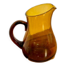 Pichet/Carafe verre ambré vintage