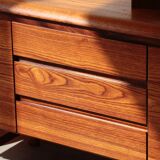 White Newton teak sideboard: large "Petersfield" sideboard.