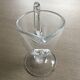 Handcrafted blown glass carafe