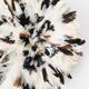 Juju Hat blanc moucheté 50 cm