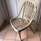 Wicker armchair
