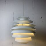 Danish Scandinavian artichoke "Barcelona" hanging pendant lamp by Bent Karlby, 1960s