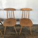 Series of 4 chairs