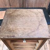 Cabinet with louver or curtain