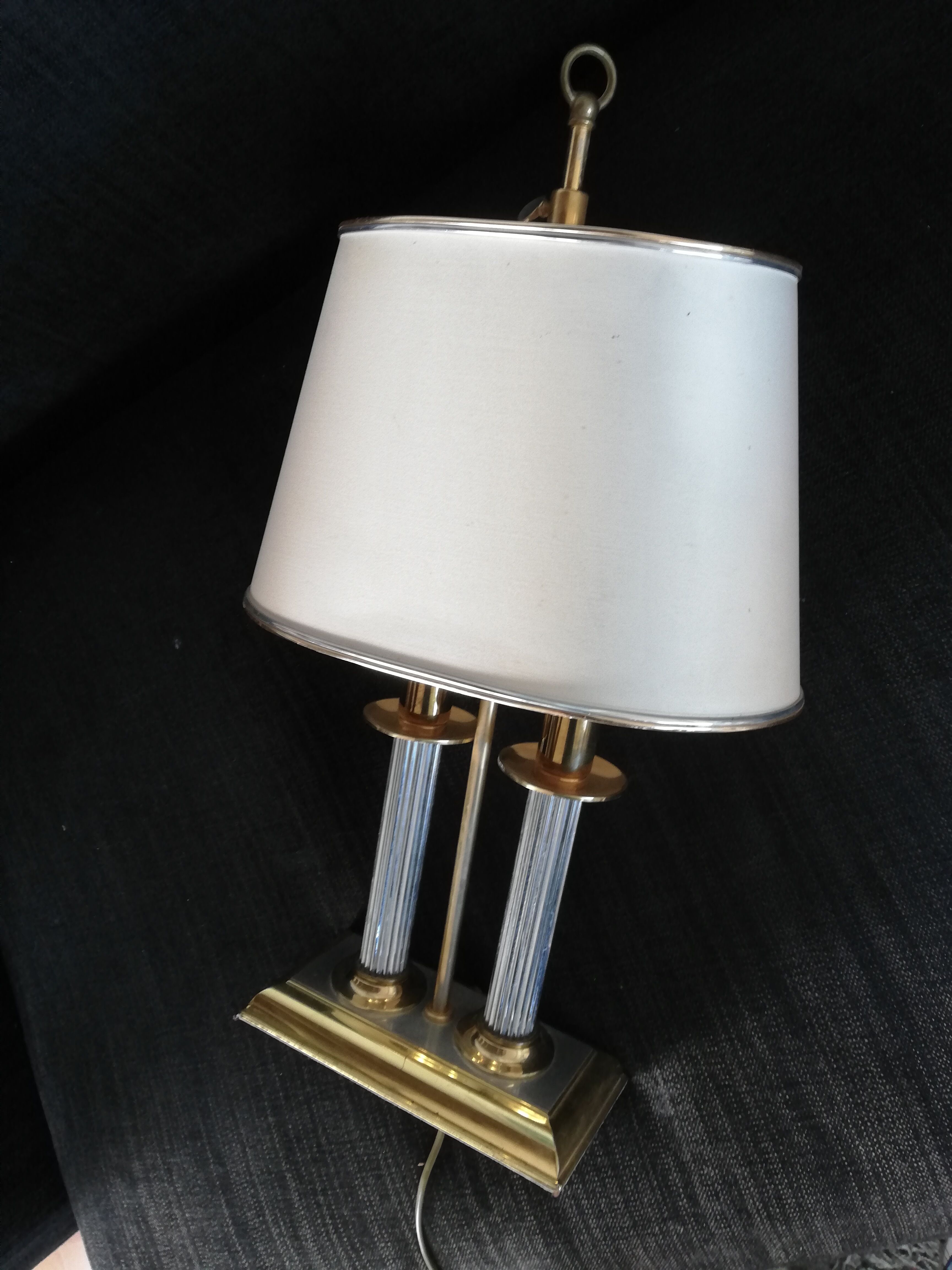 Bouillotte lamp 2 fires empire style