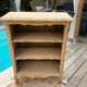 Beautiful oak sideboard, fully sanded, Louis XV style, with removable shelves.