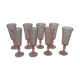8 glasses Rosaline champagne glass Luminarc France