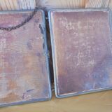 Vintage Barber Triptych Mirror