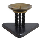 1970s modernist candlestick