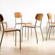 6 chaises par Gustav Hassenpflug 1960
