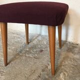 Vintage stool ottoman 1960