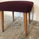 Vintage stool ottoman 1960