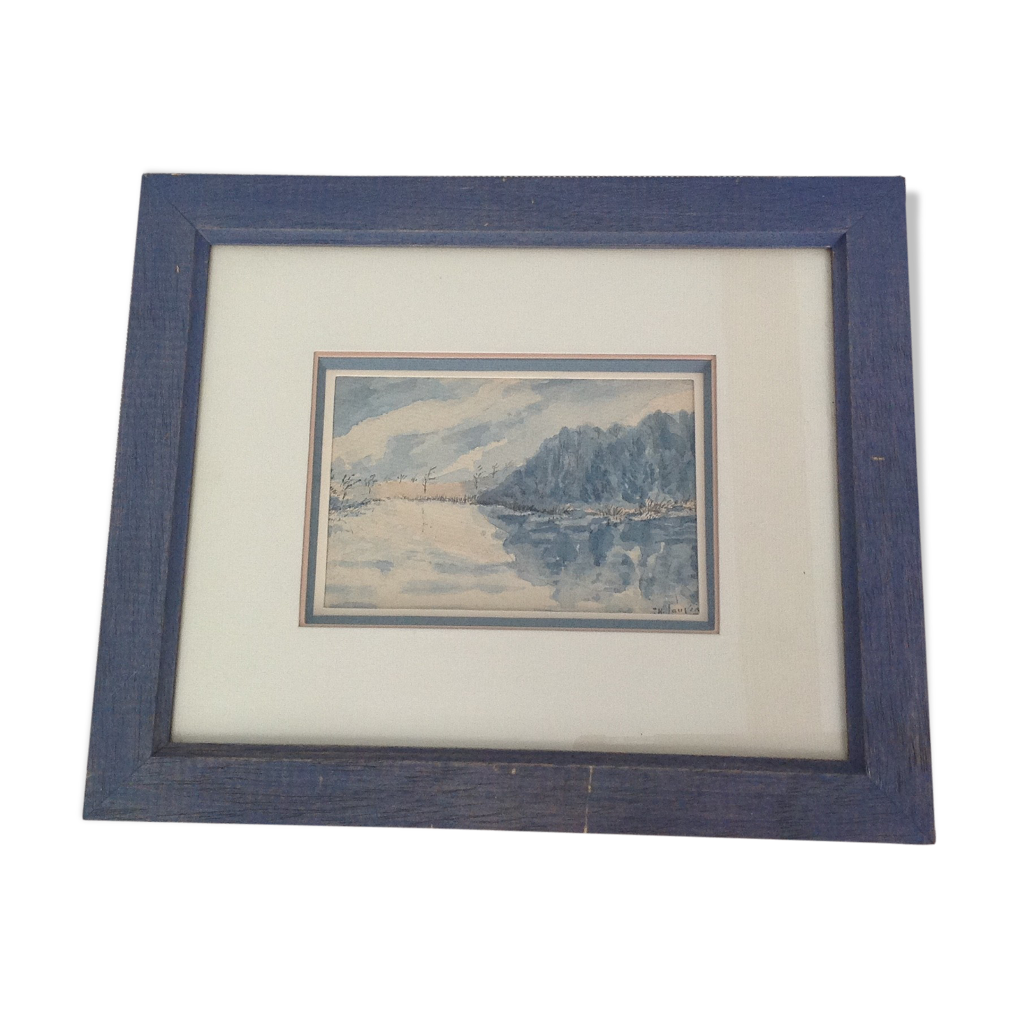 Watercolor "by the lake"