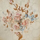 Set of bedside tables hand-painted Louis XV style