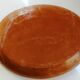 Oval plate in varnished sandstone 70'