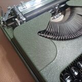 M.j. rooy portable typewriter - made in france 50s
