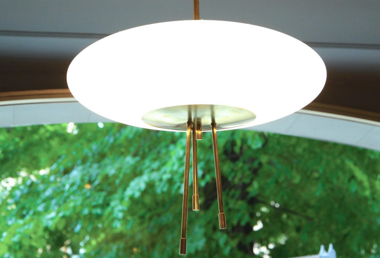 Italian opal pendant lamp
