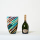Laura de Santillana for Venini large vase blown glass Klee 1984