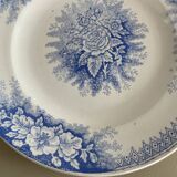 Set of 2 St Amand ironstone plates, Jardinière model