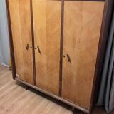 1960s wooden wardrobe