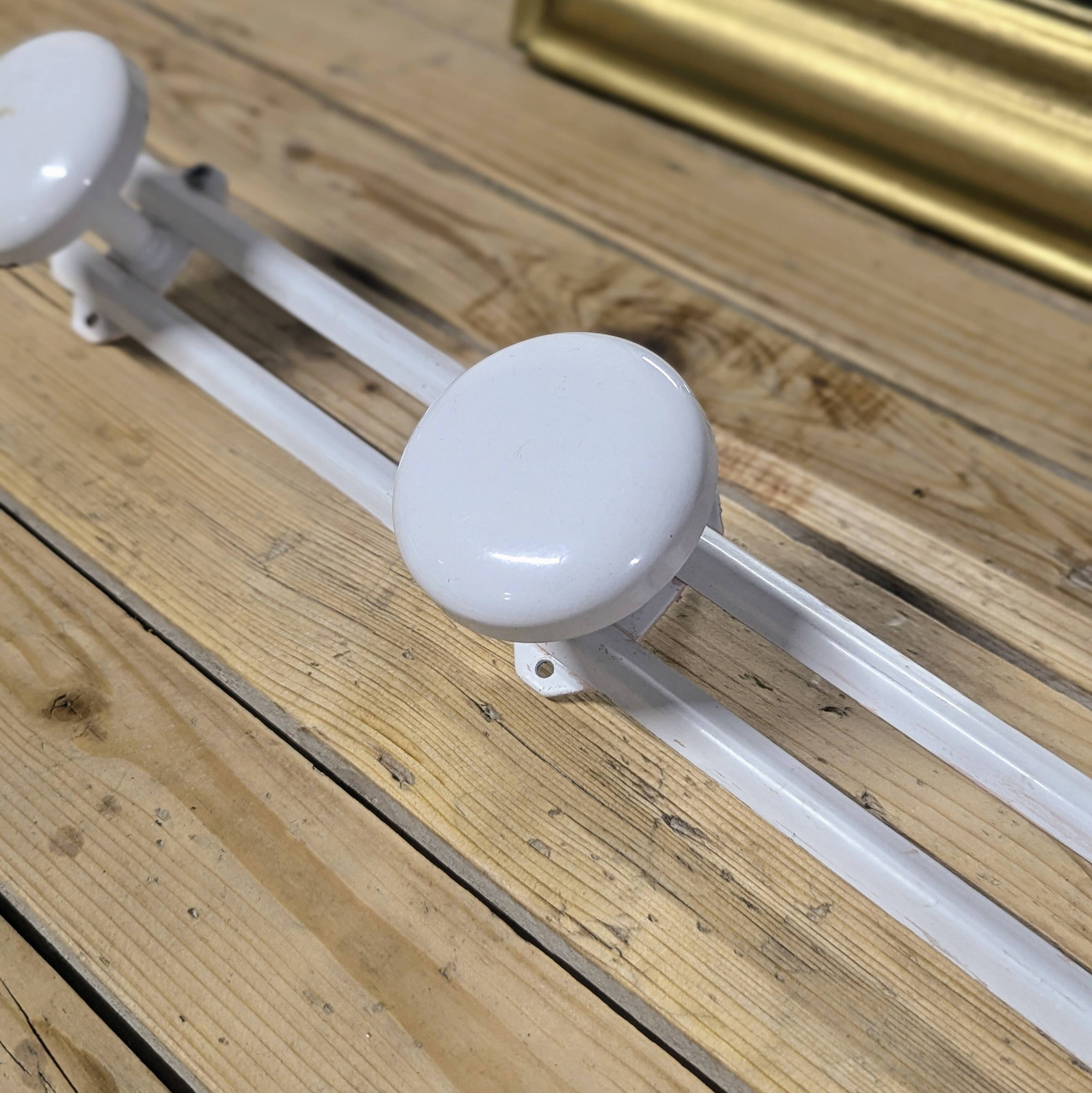 Vintage metal coat rack