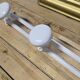 Vintage metal coat rack