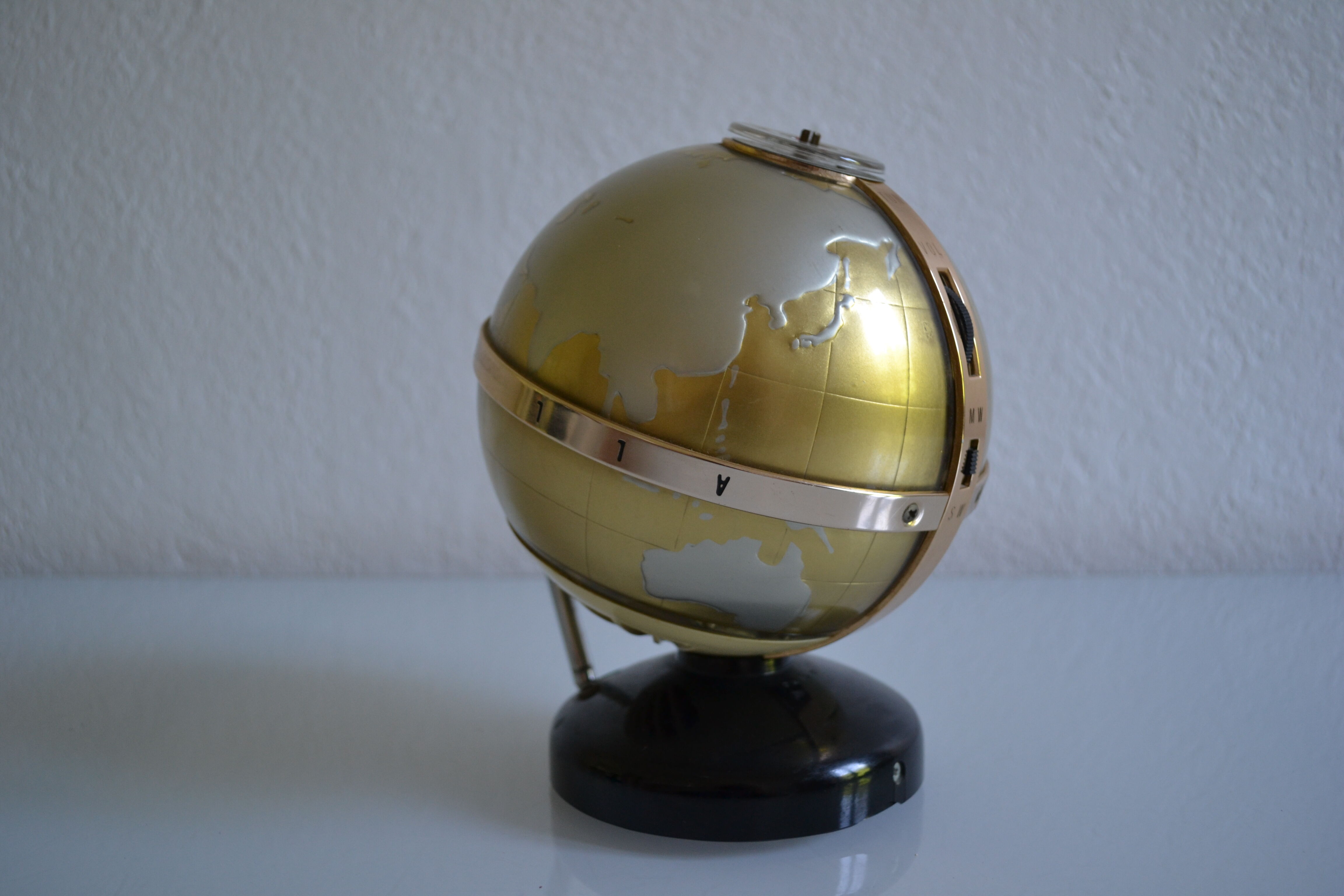 Radio vintage globe terrestre 60's