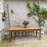 Oak farmhouse table