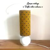 Upcycled vintage lamp - upcycling - Retro Velvet Clover