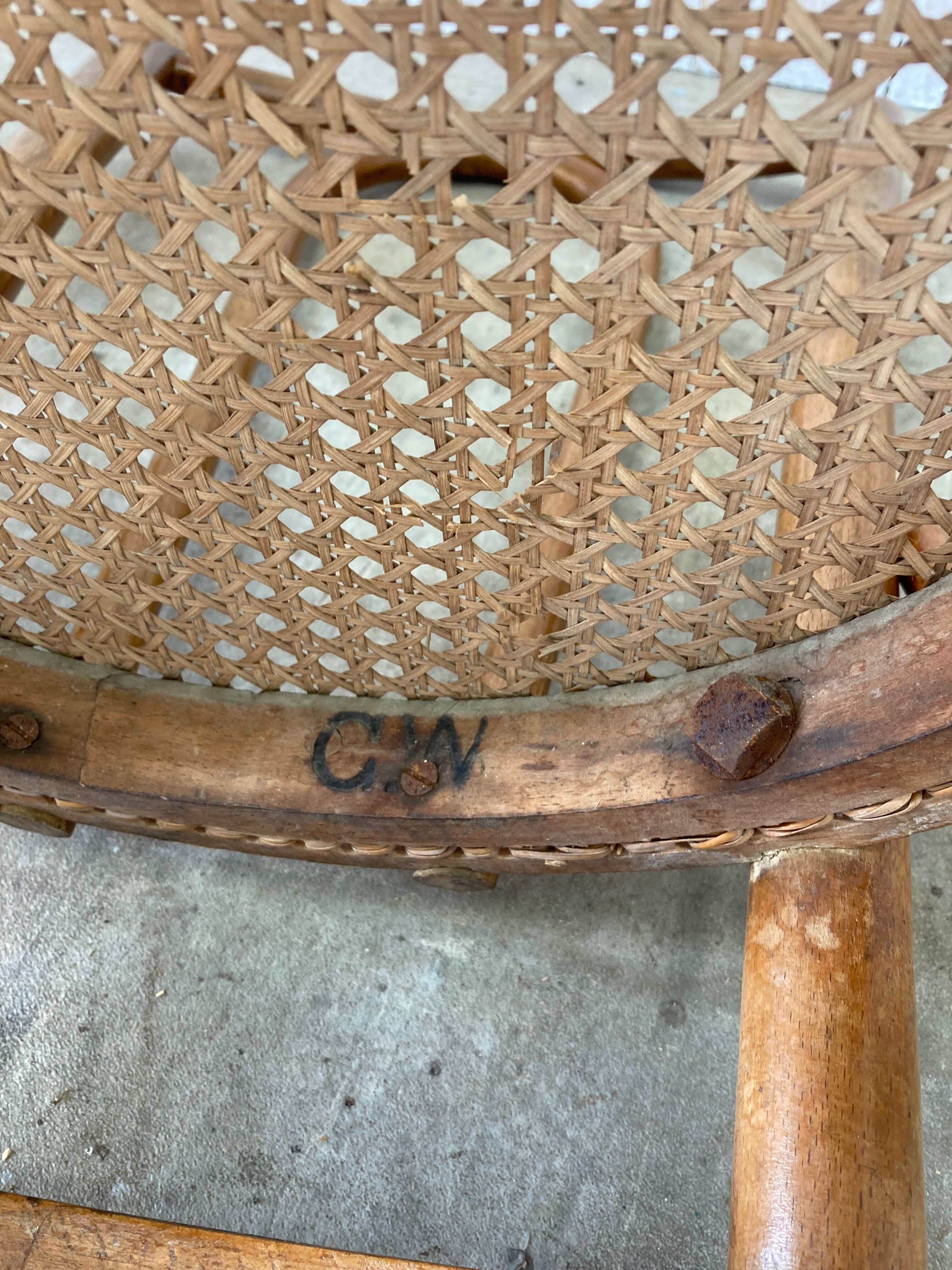 Bistro chair cannage