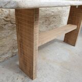 Small old wooden bench