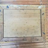 Old table with flowers