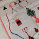 Handmade wool Berber rug 278x152cm
