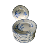 9 flat plates Sarreguemines