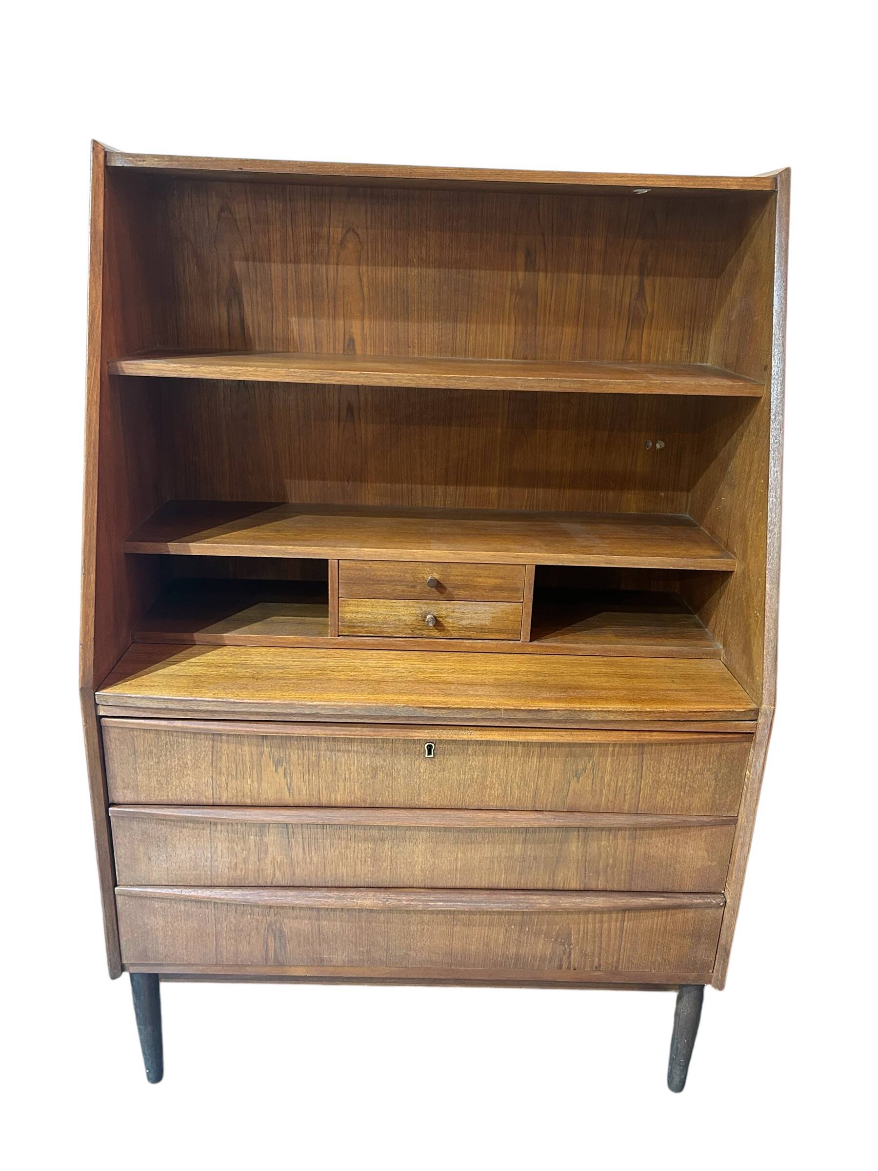 Scandinavian teak secretary from the 1960s.