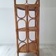 Etagère d'angle en rotin