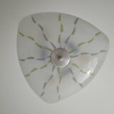 Zukov opal glass pendant chandelier, 1960s